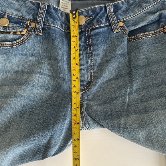 Cache Blue Flare Wide Leg Jeans - Picture 7 of 10